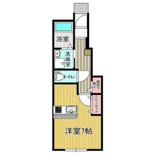山形県山形市上町1【アパート】の間取り