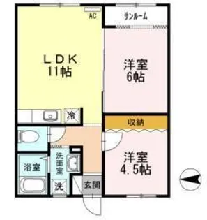 Cat box【2階】の間取り