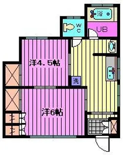 森沢荘【1階】の間取り