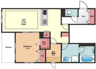 (仮称)白金3丁目メゾン【1階】の間取り