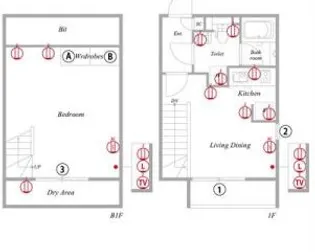 東京都新宿区市谷加賀町2【マンション】の間取り