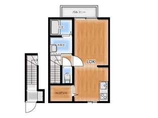 岩手県盛岡市夕顔瀬町【一戸建】の間取り