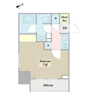 オークスクエア大森【13階】の間取り