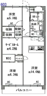 グランメール戸田II【6階】の間取り