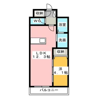 M’s dreamX【5階】の間取り