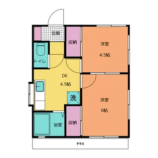 千葉県船橋市中野木1【一戸建】の間取り