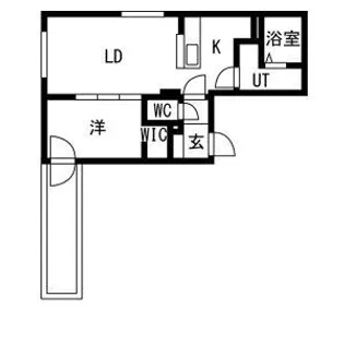 Grace学園前【4階】の間取り