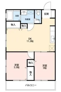 グランデージナカムラ【3階】の間取り