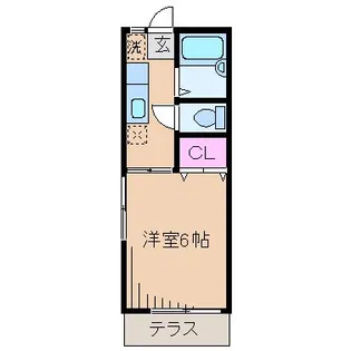 神奈川県横浜市港北区大曽根台【アパート】の間取り
