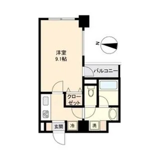 ガーネットヒルズ上杉【2階】の間取り