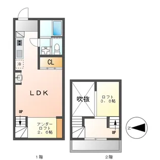RadIAnce築地口(レイディエンス築地口)【1階】の間取り