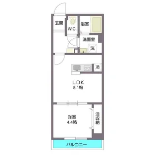 東京都新宿区西早稲田3【マンション】の間取り