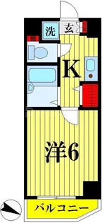 グランディール墨田【4階】の間取り