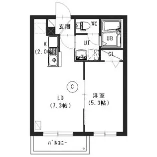 北海道札幌市中央区南十六条西5【マンション】の間取り