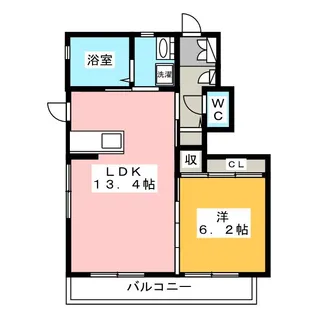 Ritz II【1階】の間取り