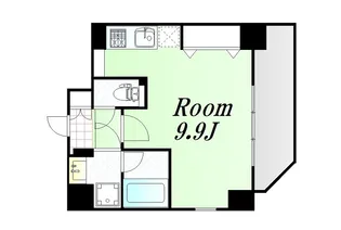クレグラン北梅田【4階】の間取り