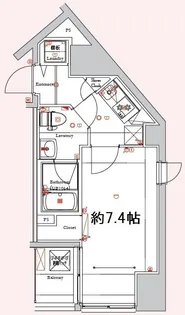 ディアレイシャス新宿中落合【5階】の間取り