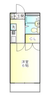 東京都品川区南大井4【マンション】の間取り