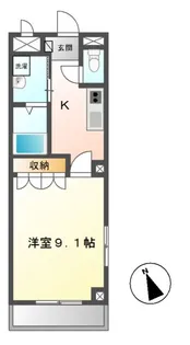 ヴィンテージ【1階】の間取り