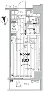 プロスタイルウェルス品川戸越MD【2階】の間取り