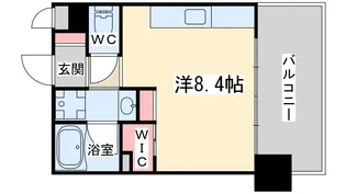 ジオエント梅田北リバーフロント【4階】の間取り