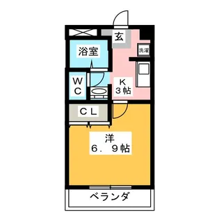 フリーデン【2階】の間取り