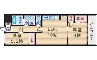 ミウラマンション【2階】の間取り