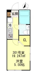 CFジオーレ町屋【1階】の間取り