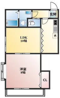 ローズガーデン【1階】の間取り