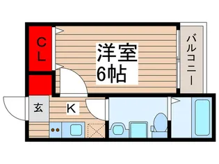 ベルメント陣屋前B棟【2階】の間取り