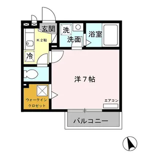 カメリア【2階】の間取り
