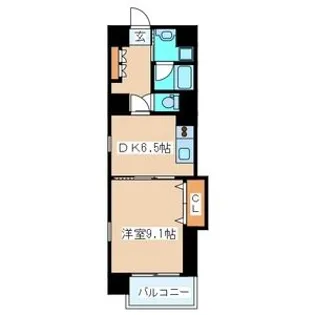 ヴィアーレ勾当台I【7階】の間取り