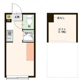 東京都練馬区氷川台3【アパート】の間取り