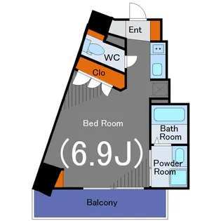 ル・リオン三軒茶屋II【6階】の間取り