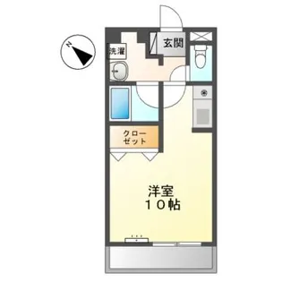 シェソワM【4階】の間取り