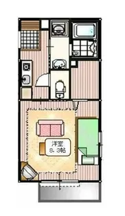 埼玉県所沢市弥生町【アパート】の間取り