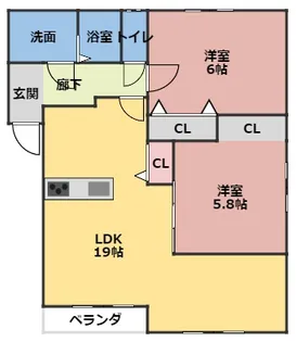 マナーコート【1階】の間取り