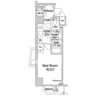 エルスタンザ平河町【7階】の間取り