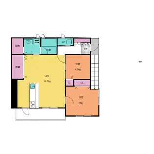 サクラーレ新川【2階】の間取り