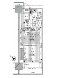 東京ミッドベイ勝どき【5階】の間取り
