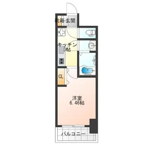 LUXENA住之江公園【13階】の間取り