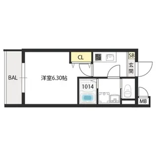 Serie太子橋【4階】の間取り