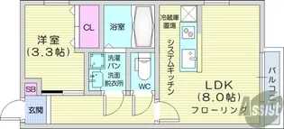 sol levante【3階】の間取り