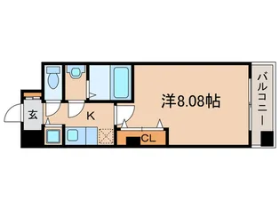 レジディア京都駅前【6階】の間取り