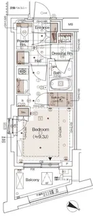 パークコート恵比寿【6階】の間取り