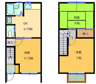 クリスタルコーポの間取り