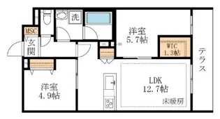 ELYSEE DAIZAWA【1階】の間取り