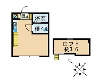 アドバンス共進町【1階】の間取り