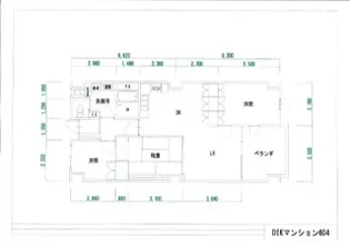 DIKマンション鷺沼【6階】の間取り