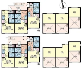 Casa Moma向ケ丘遊園I【1階】の間取り